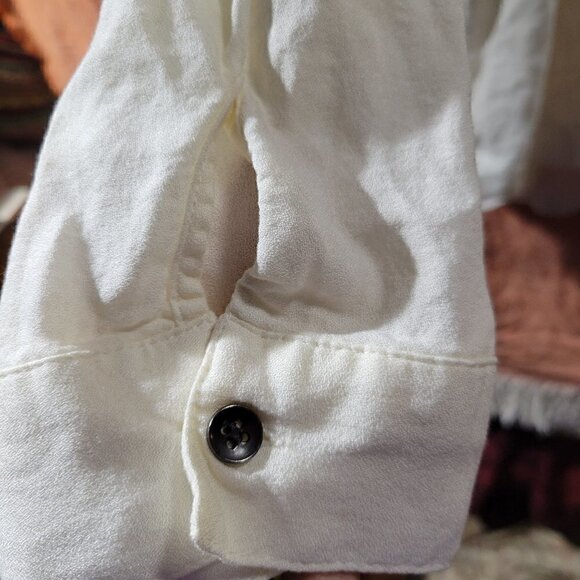 Terra & Sky Women's Plus Size Long Sleeve Wrap Front Top with Knit Back Size 3x - Picture 11 of 16